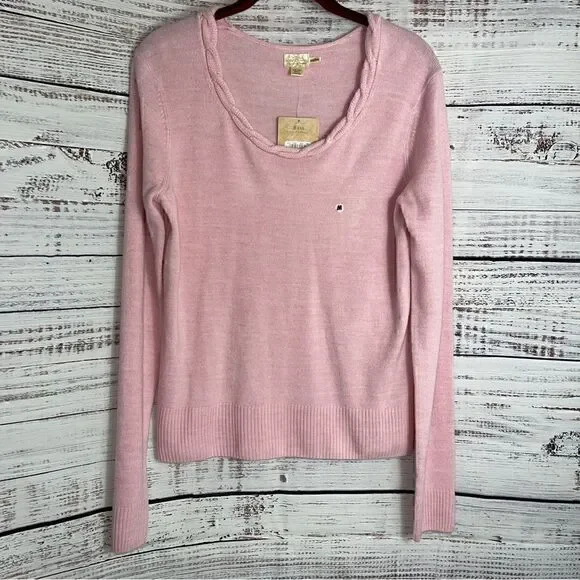 Vintage G.H. Bass & Company sweater Womens Sz M scoop neck ultra soft Hong Kong - Picture 2 of 11